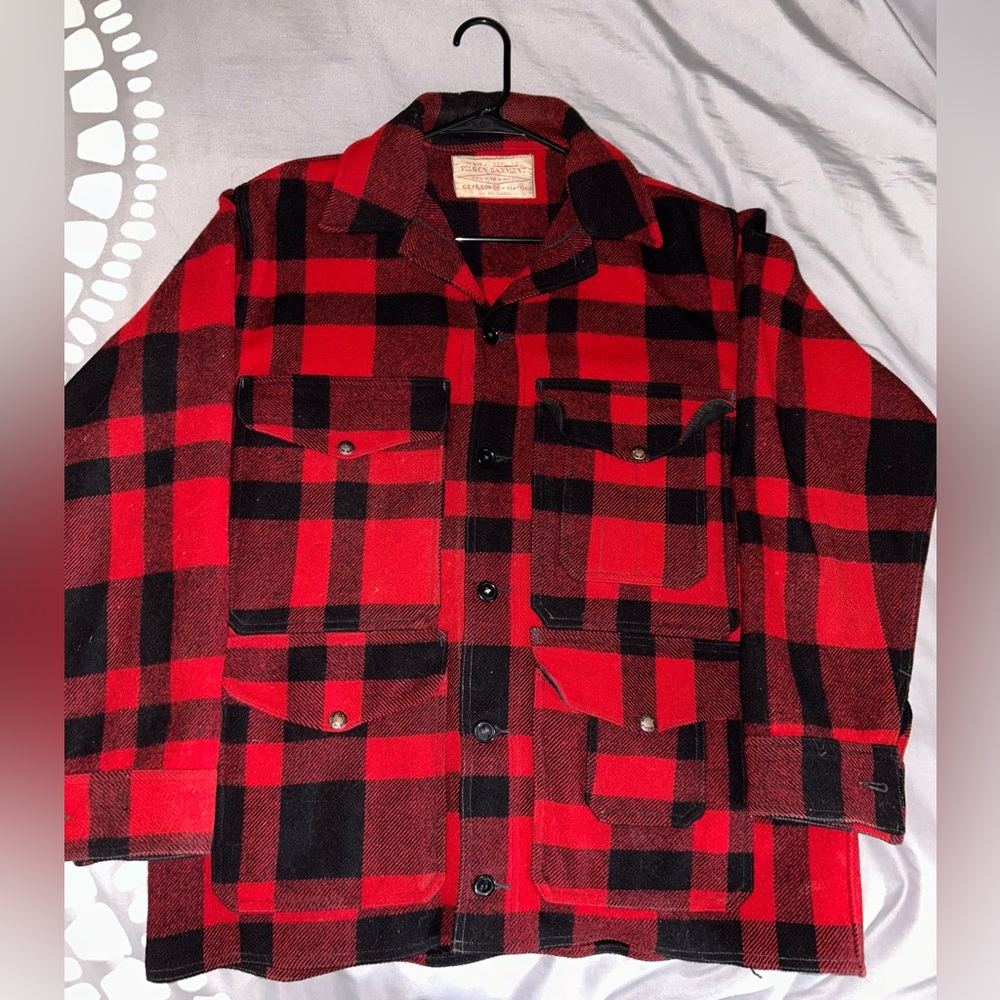 Filson 100% mackinaw wool men’s jacket